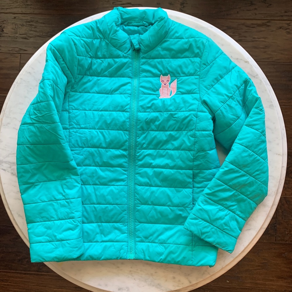 Girls lightweight puffer coat. Size 5–6